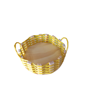 Bandeja Sintética Linux Amarela PP