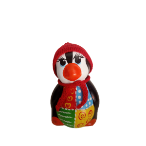 Pinguim Grande Com Touca