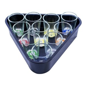 Jogo De Bilhar Com Copos De Shot