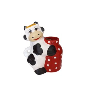 Porta Talheres Vaca Latão