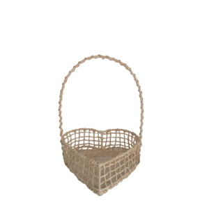 Cesta Pequena Coração Aramado