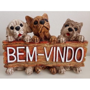 TRIO DE CACHORRINHOS BEM VINDO