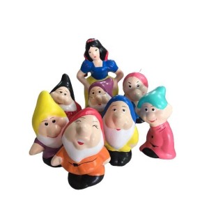 Conjunto decorativo Branca de neve e os 7 anões
