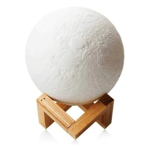 Umidificador Aromatizador Luminária Abajur Lua 3D