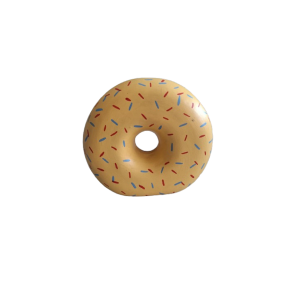 Cofre Donuts Decorativo