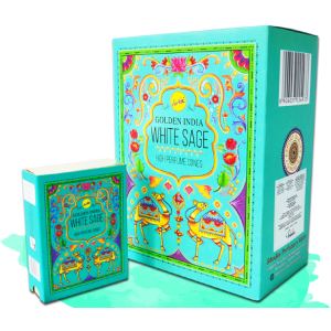 Incenso Cascata Golden India – White Sage