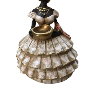 Estatueta Baiana Com Bacia