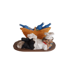 COZINHEIRO PORTA GUARDANAPO DE RESINA