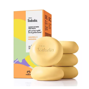 Sabonete Em Barra Natura Tododia Carambola E Mandarina - 5 Unidades