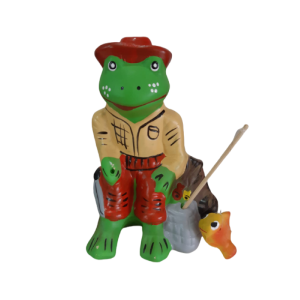 SAPO PESCADOR DE GESSO