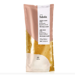 Refil Sabonete Líquido Em Gel Noz Pecã  E Cacau 300ml