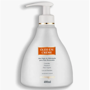 Óleo Em Creme Corporal Pós Banho Mahogany 400ml