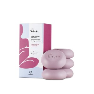 SABONETE EM BARRA NATURA TODODIA AMORA VERMELHA E JABUTICABA